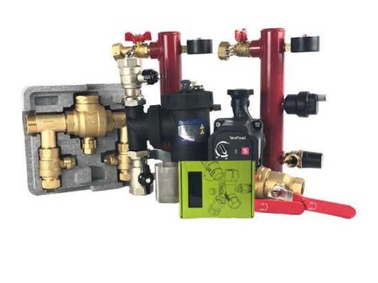 Billede af Kit 379913006 - Pumpe 25-60-130 / Afspærings sæt /Dirtout 1"/Pr skyllesæt/2 stk ekspasion /i lagt sikkerhedsagg
