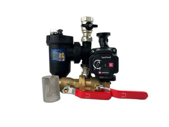 Billede af Kit 379918002 - Pumpe 25-60-180 / Afspærings sæt /Dirtout 1"

