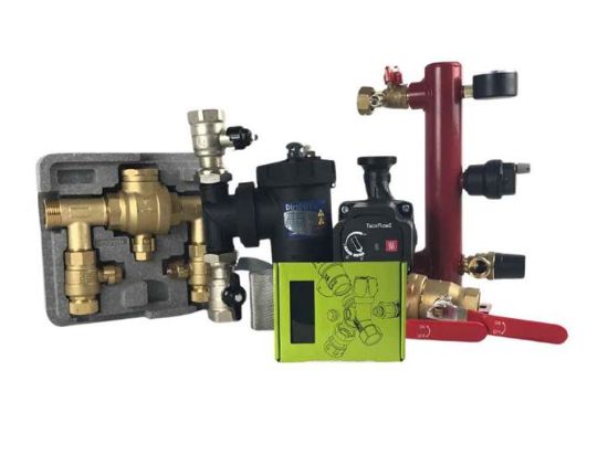 Billede af Kit 379918005 - Pumpe 25-60-180 / Afspærings sæt /Dirtout 1"/Pr skyllesæt/1 stk ekspasion /i lagt sikkerhedsagg
